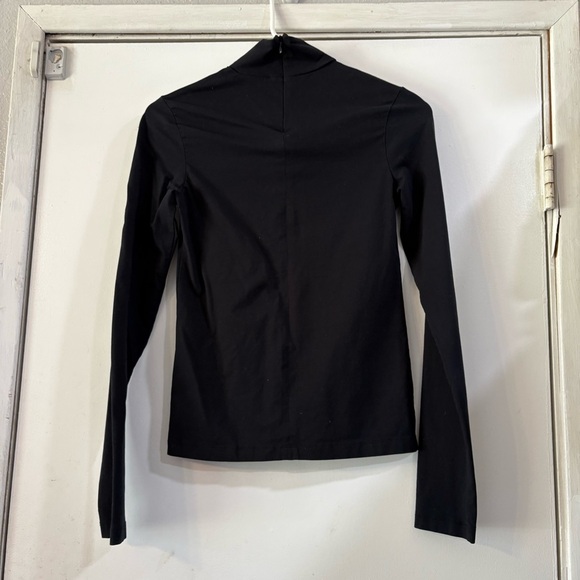 Acne Studios Black Valeria C Ela Turtle Neck Sleek Top Stretch Long Sleeve XS - Picture 3 of 7